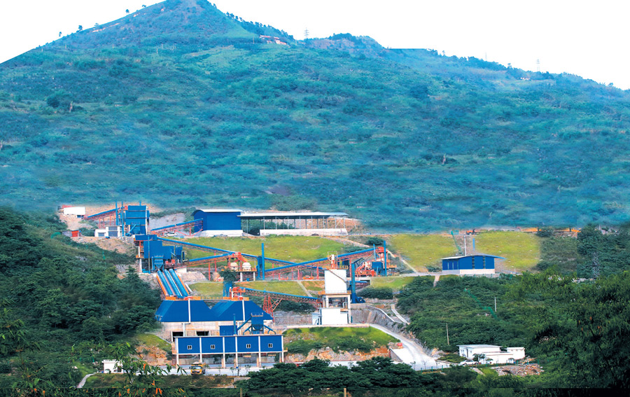 冰球突破承建 南桐水泥120万吨砂石骨料项目