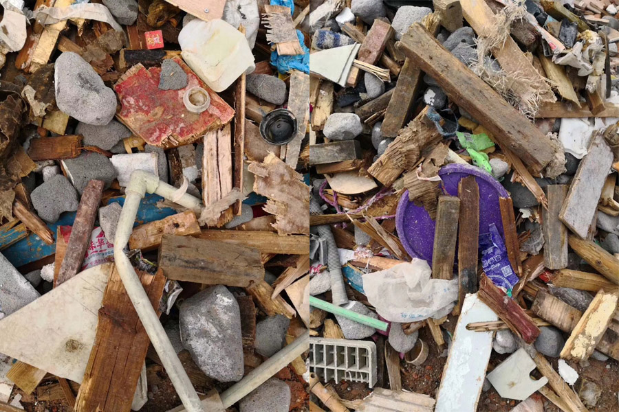 【新项目】冰球突破股份承建的浙江东阳移动式建筑垃圾处理项目顺利完成调试