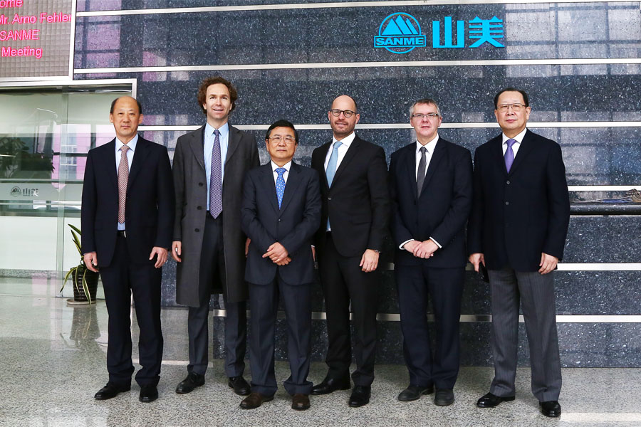 信心满满|德国SK集团新任董事长莅临冰球突破股份参加合资公司年度董事会