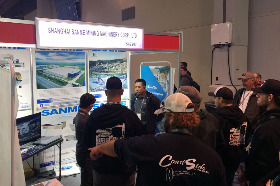 ���鵲��ס�߳�ȥ�ĽŲ�������ͻ�ƹɷ������������̻�е������(CONEXPO-CON/AGG)������չʾ��Ʒ������