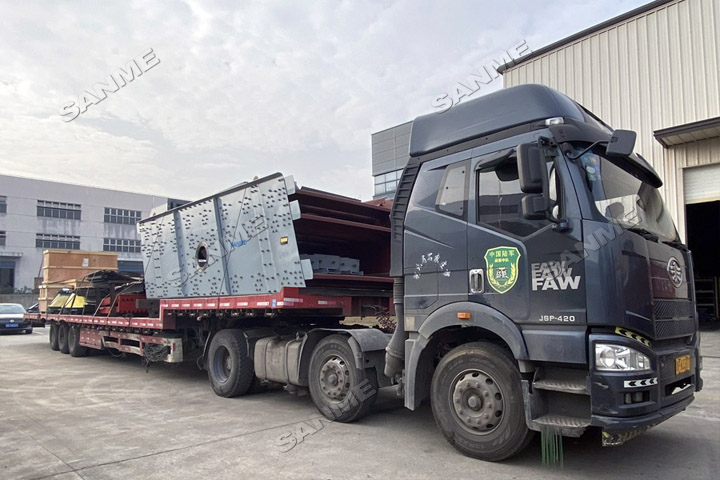 新年发货忙|上海冰球突破股份尼日利亚花岗岩骨料项目所需高性能破碎筛分装备均已发出