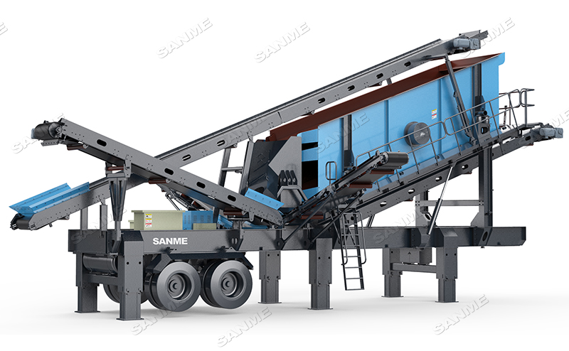 PP系列轮胎移动筛分站 PP系列轮胎移动筛分站